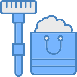 Cleaning brush icon