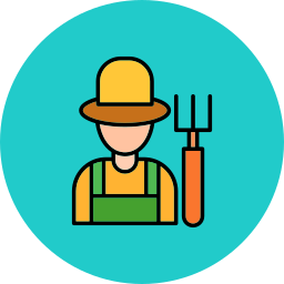 agricultor icono