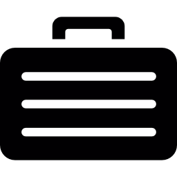 metalowa walizka ikona