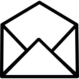 Open email message icon