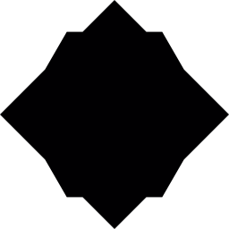Geometric dark shape icon