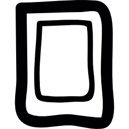 Doodle frame icon