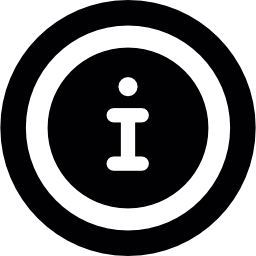 informatie donker symbool icoon