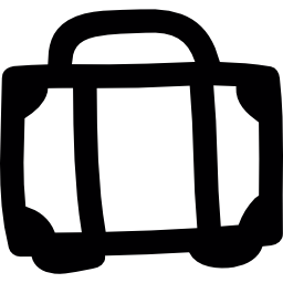 bagage doodle icoon