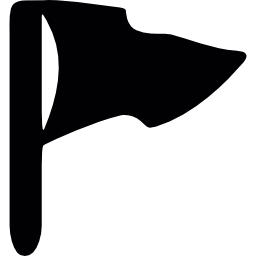 drapeau de point de carte Icône