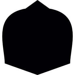 escudo de guerra negro icono