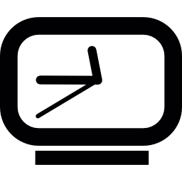 Будильник с тремя палочками иконка