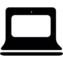 aprire il computer portatile icona