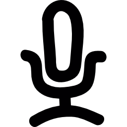 microfoon tekening icoon