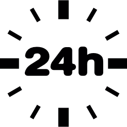 horloge de 24 heures Icône