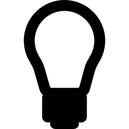 invenção da lâmpada Ícone