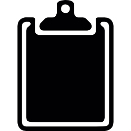 Empty clipboard  icon