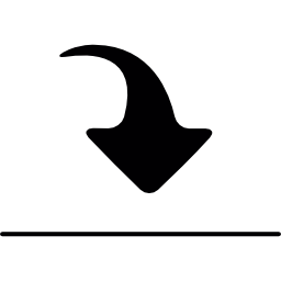 화살표 다운로드 icon