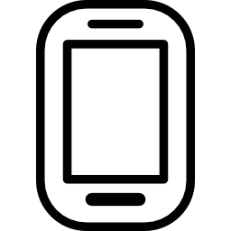 Rounded smartphone icon
