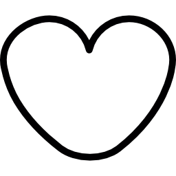 Rounded heart icon