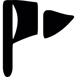 삼각형 깃발 자르기 icon