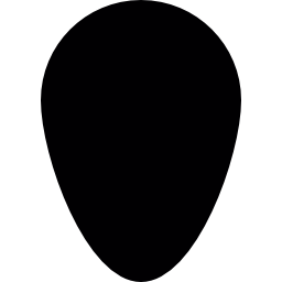 escudo con forma de huevo icono