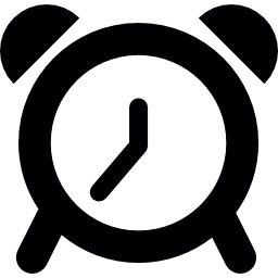 Desk alarm clock icon