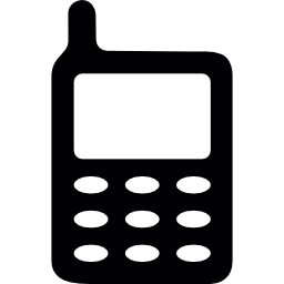 vecchio telefono cellulare icona