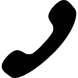 Black phone auricular icon