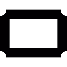 marco rectangular icono