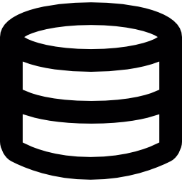símbolo de base de datos icono