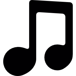 muzikale straalnoot icoon