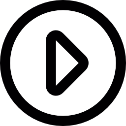 botón de reproducción de video icono