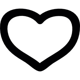 Heart doodle icon