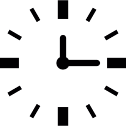 horloge rectangulaire Icône