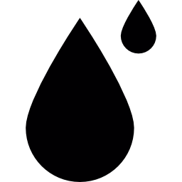 Big and small drops icon