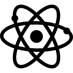Atomic structure icon