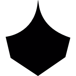gevormde zeshoek icoon