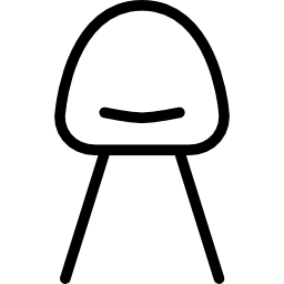 Modern chair icon