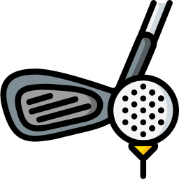 Golfing icon
