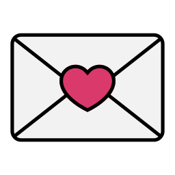 list miłosny ikona