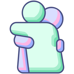 Hug day icon