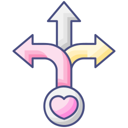 Love arrows icon