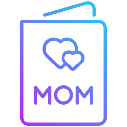 karta na dzień matki ikona