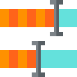 diagramme à bandes Icône