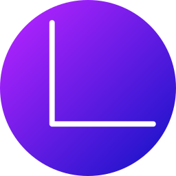 Left and down icon