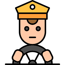 Taxi driver icon