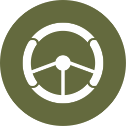 Steering wheel icon