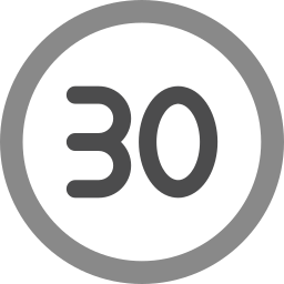 límite de velocidad icono