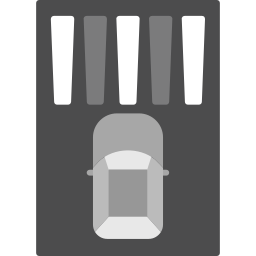 Zebra crossing icon