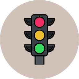 Traffic light icon