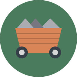 Mining cart icon