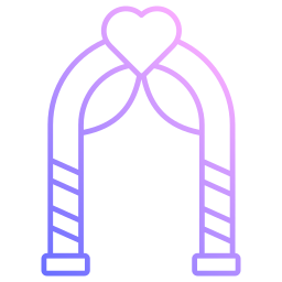 Wedding arbor icon