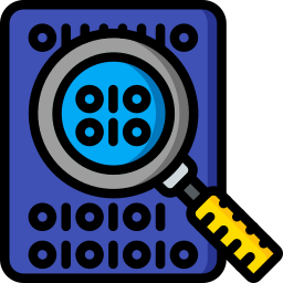 Binary data icon