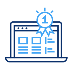 clasificación icono